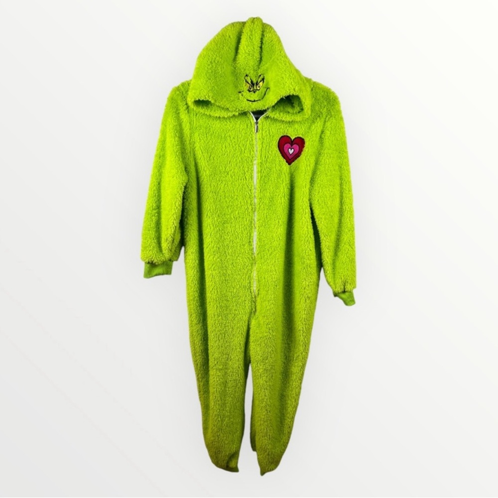 The Grinch Dr Suess Size Small Green Pajamas Onesie